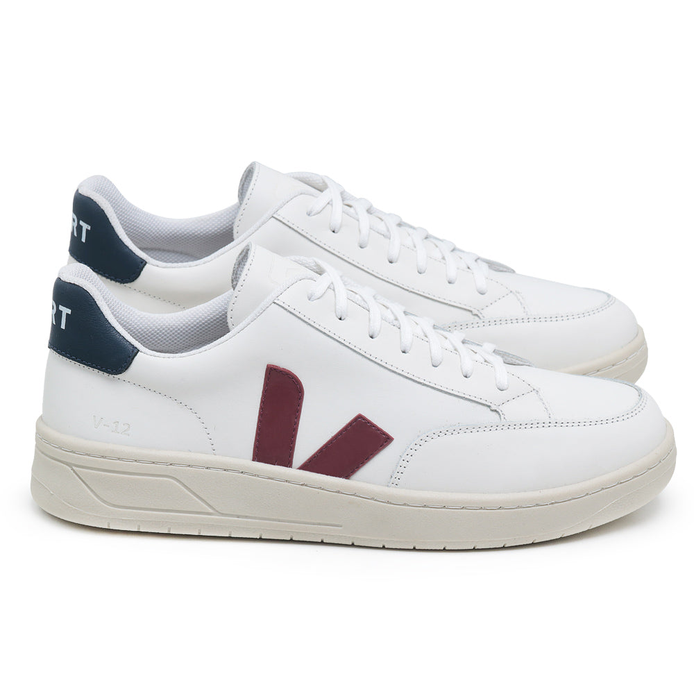 V-12 COURO EXTRA WHITE MARSALA NAUTICO